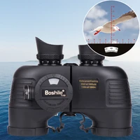 military nautical binoculars 7x50 hd with rangefinder compass telescope nitrogen waterproof powerful binoculars for hunting