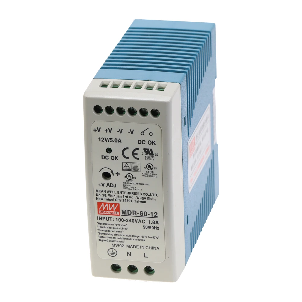 Промышленный блок питания с din-рейкой импульсный источник одним выходом 5 В 12 15 24 36