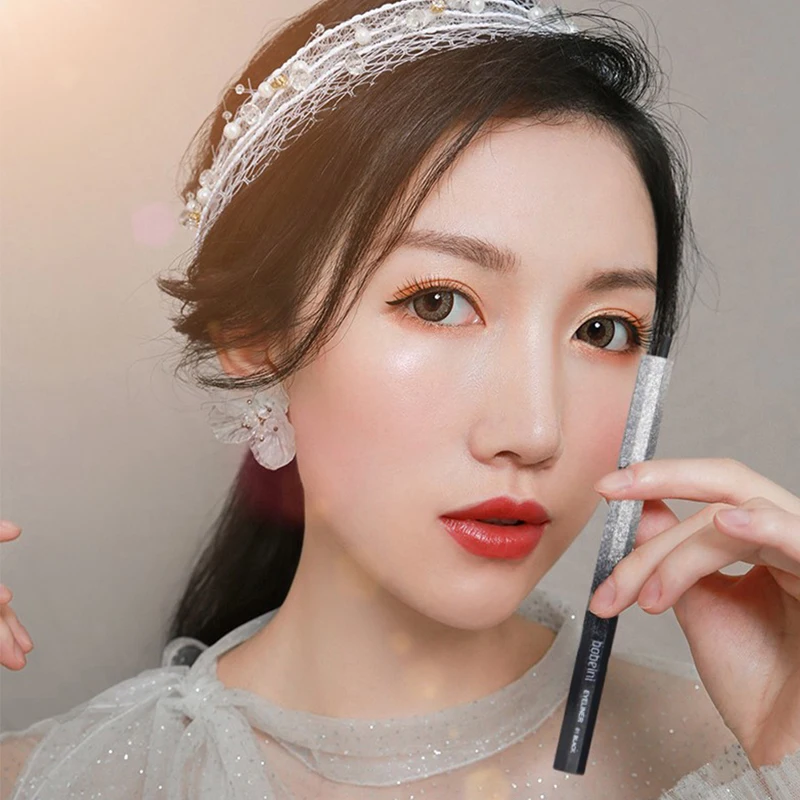 

Black Brown Liquid Star Eyeliner Pencil Waterproof Natural Quick Dry Eye Liner Pen Beauty Long Lasting Not Blooming Makeup