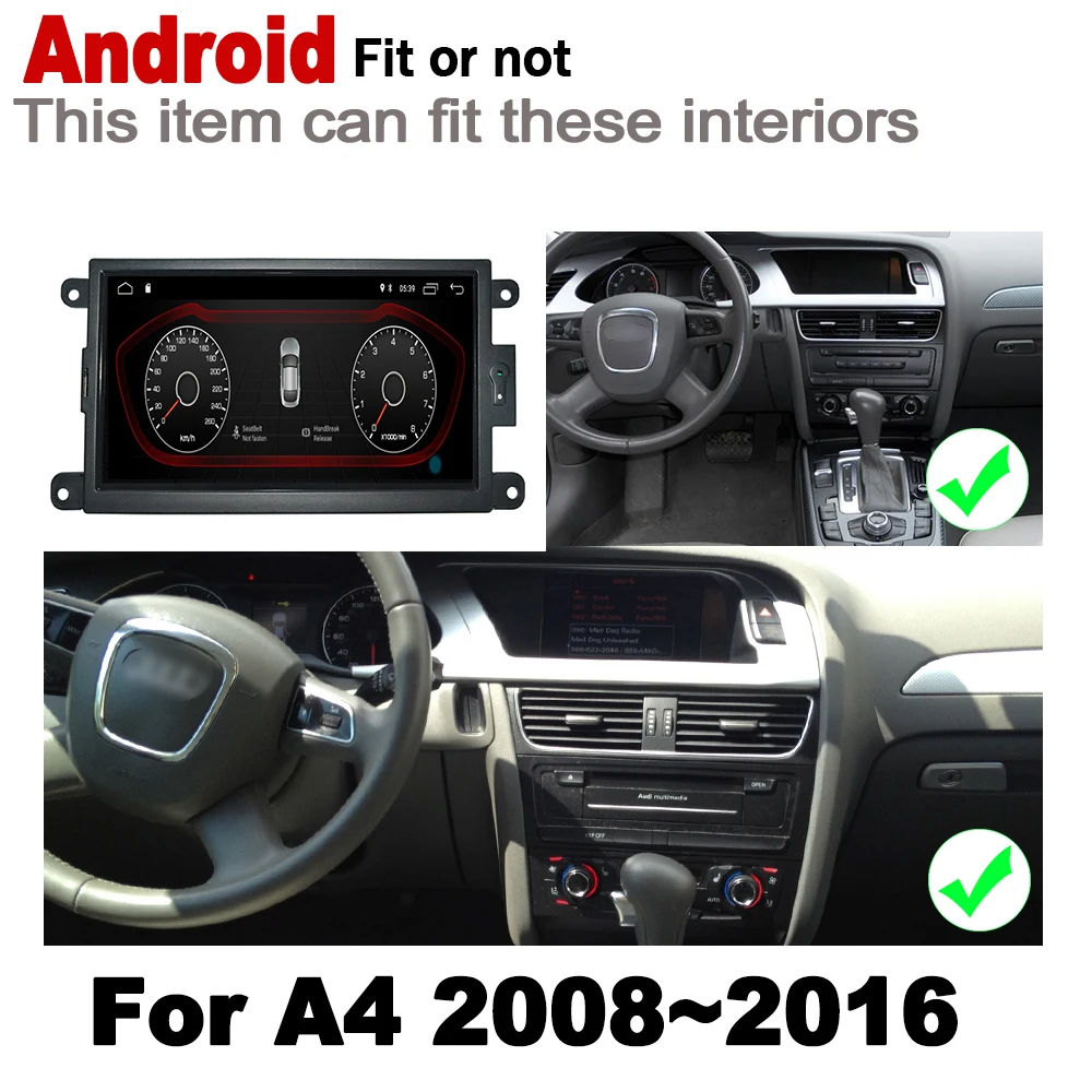 Автомагнитола dvd мультимедийный плеер стерео GPS Wi Fi obd2 для Audi A4 8K 2008 ~ 2016 MMI