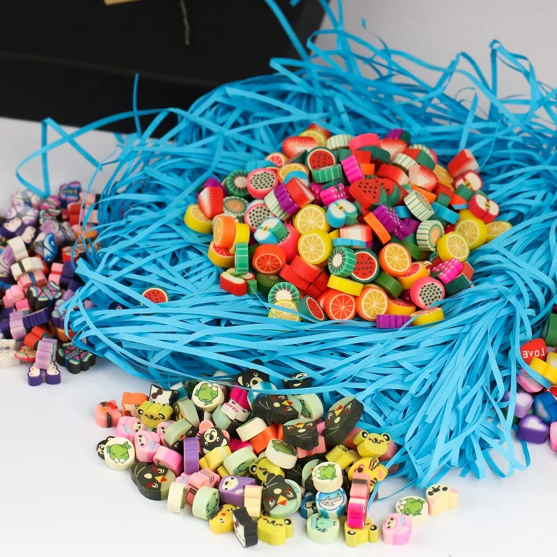 Ластики в форме фруктов для готовки 100 шт. | Канцтовары офиса и дома