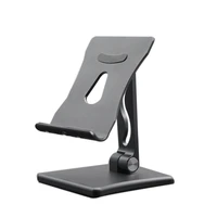 phone stand folding mobile phone holder metal adjustable live universal desktop mobile phone holder for phones tablets