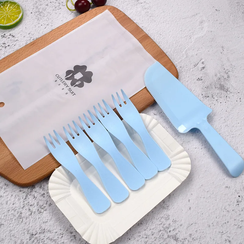 10 тарелок ножей вилок высококачественные столовые приборы для торта набор