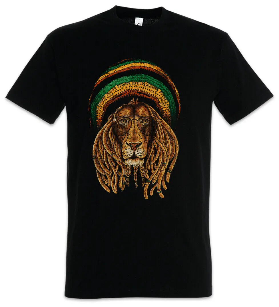 

Rasta Jah Babylon Irie Ska Jamaica Reggae Rastafari Lion T-Shirt. Summer Cotton Short Sleeve O-Neck Mens T Shirt New S-3XL