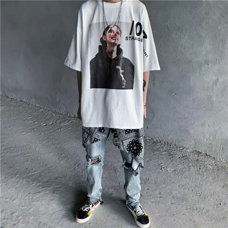 

Cartoon T Shirt Graffiti Printed Tshirt Men Shirt Short Sleeve Korean Plus Size Clothing Summer 2020 Couples T Shirts Matching