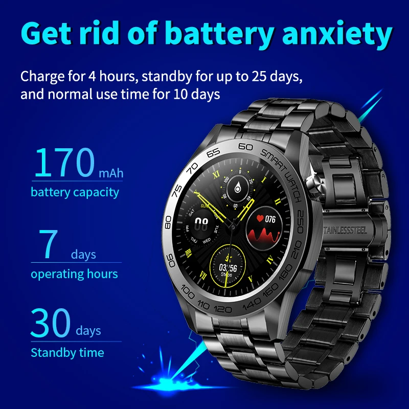 lige fashion men smart watch outdoor gps track recording sport fitness tracker temperature monitor smartwatch for huawei xiaomi free global shipping