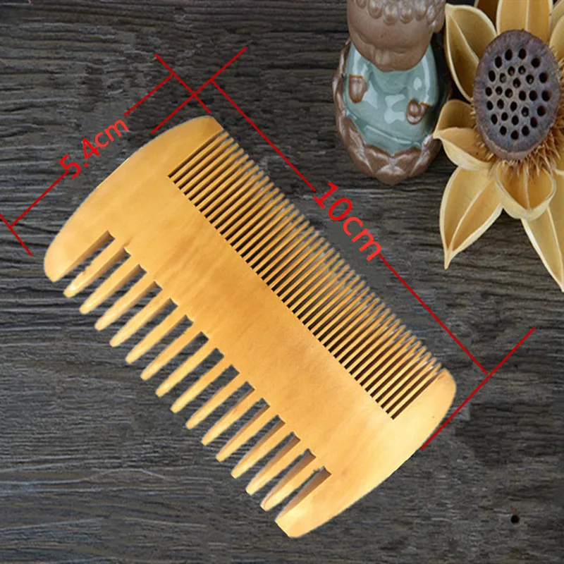 

Wooden Mahogany Hair Brush Hair Comb For Unisex Beard Care Anti-Static Wooden Comb Hair Care Tools Round Brush Hair