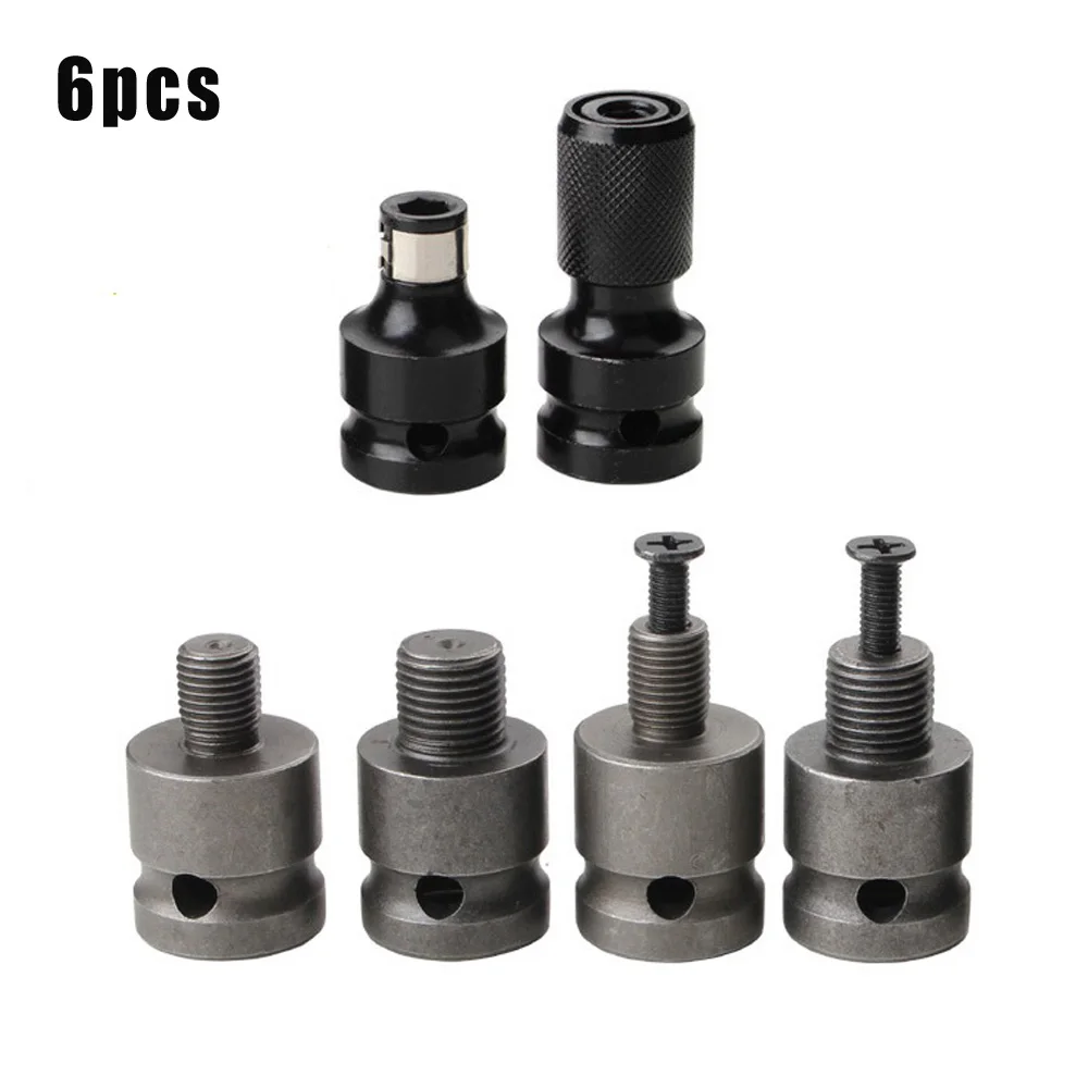 

///Electric Socket Wrench Adapter Converter 1/2in To 1/4in Telescopic Drill Chuck/