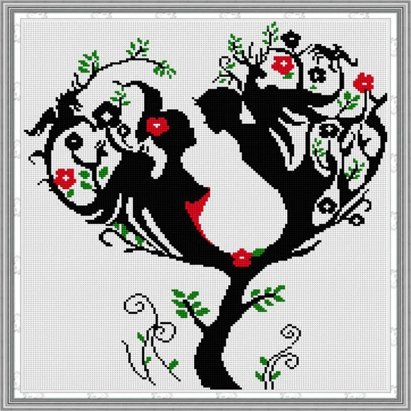 Joy Sunday Lover дерево Алмазная картина Наборы для вышивания крестиком