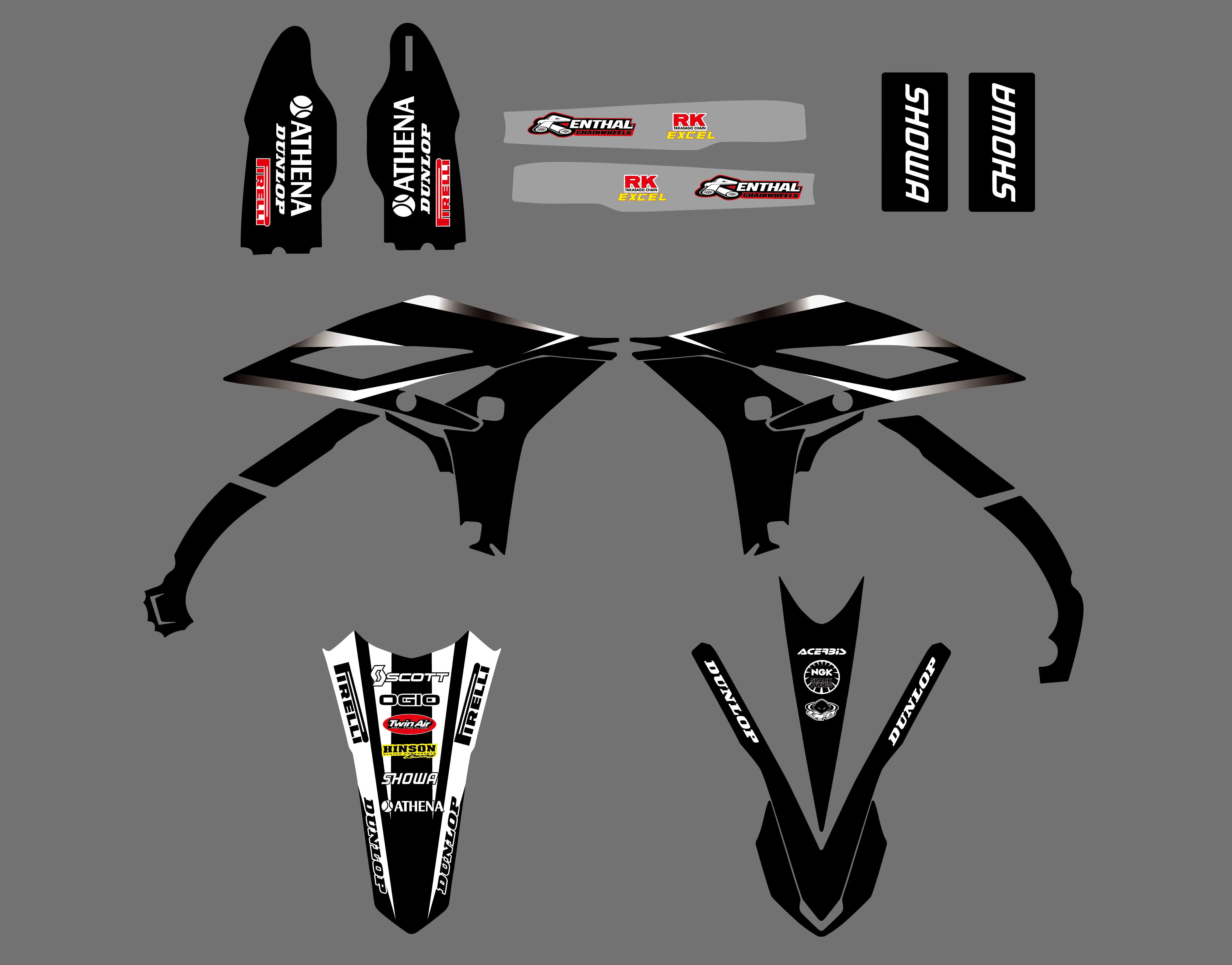 Наклейка и наклейка NICECNC Team для Yamaha YZF250 YZ250F 2010 2011 2012 2013 YZF 250 YZ 250F Набор подходящих