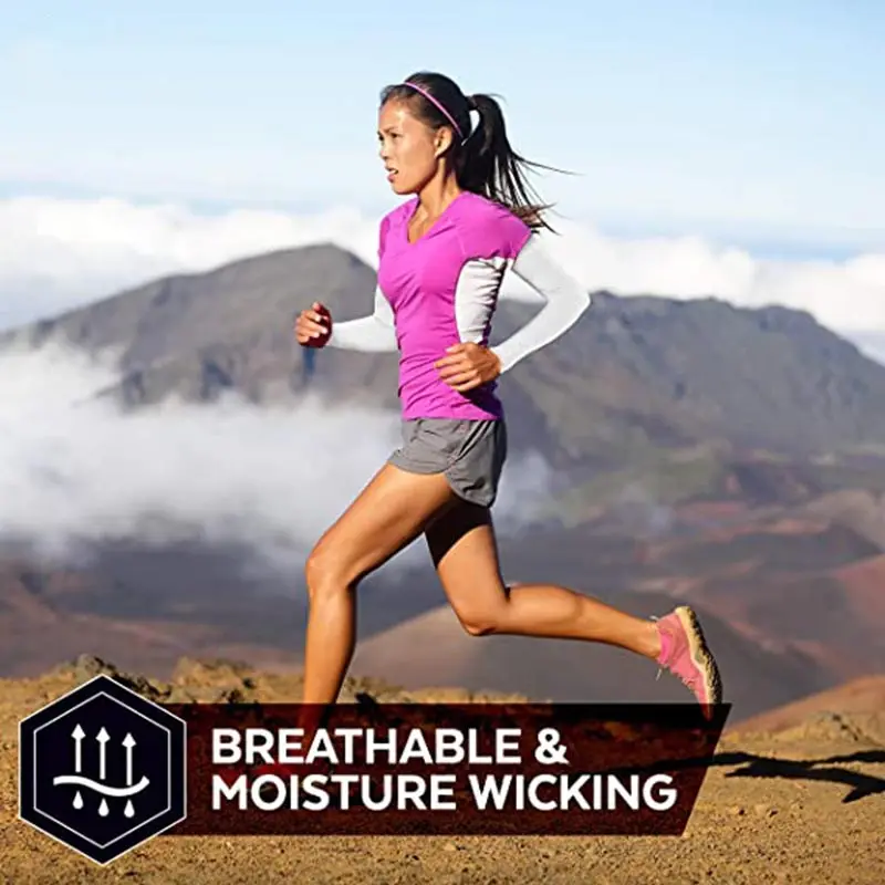 Защитные рукава от солнца UV для мужчин и женщин, спортивные атлетические компрессионные охлаждающие накидки для баскетбола, бега, катания на велосипеде.