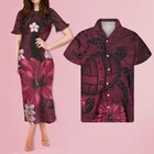 Комплект мужских винтажных парных рубашек с коротким рукавом и рюшами