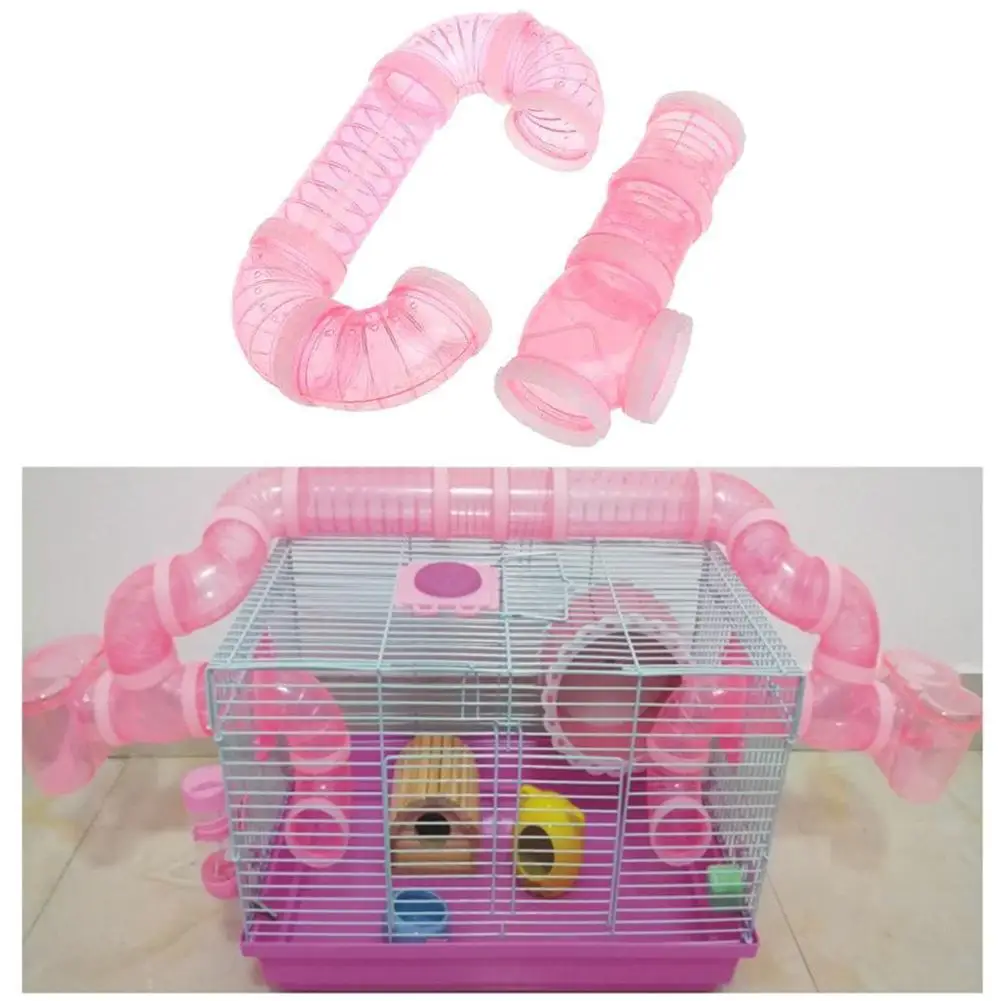 DIY External Pipeline Tunnel Accessories LHamster Cage Small Pet Pipe Line Connected Toy For Training Exercise Sports | Дом и сад