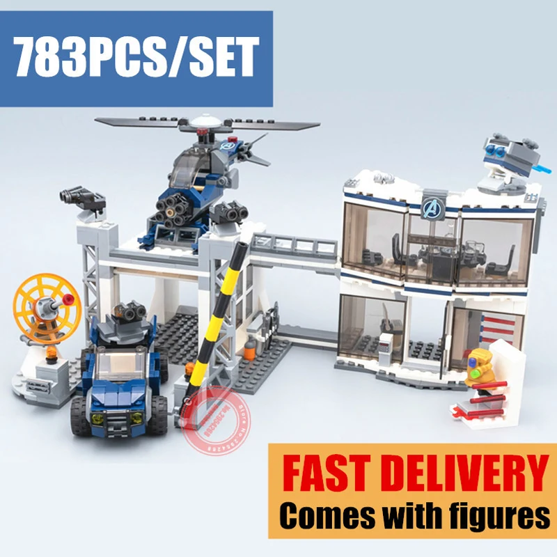 

New Super Ironed Heroes Man Armour Heroes Hall Thanos Avengered Compound Battle Model Building Blocks Bricks Boys Gift Toys