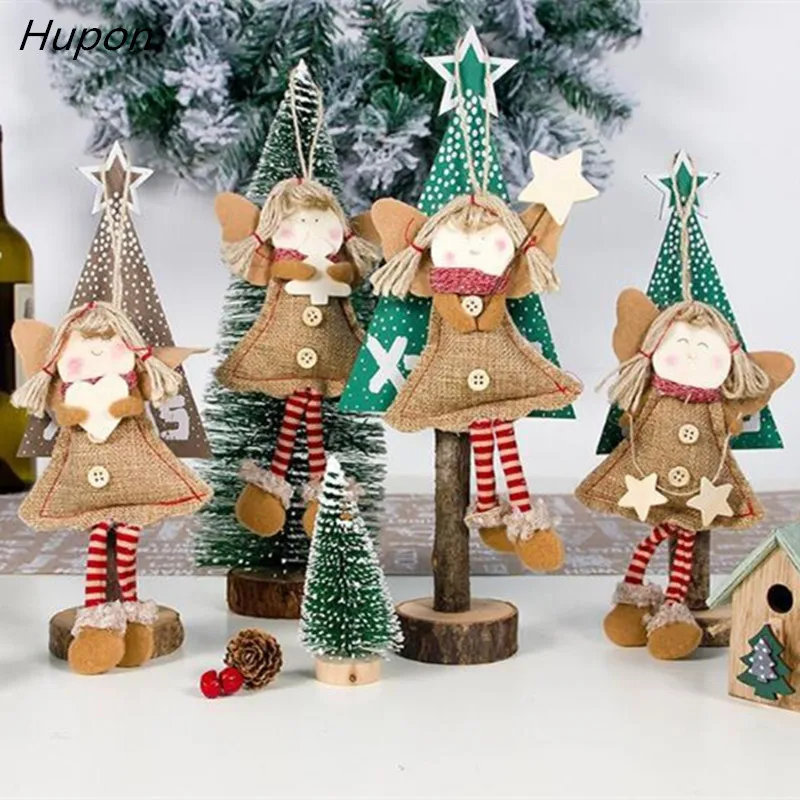 2019 новый год Noel Рождество Ангел девочка плюшевые куклы Рождественская елка