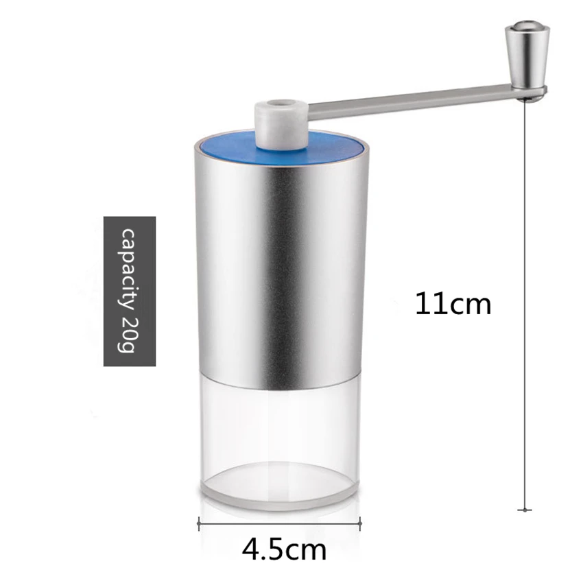 ХУЙФА Ручная кофемолка с регулируемым керамическим жерновом для дома, офиса, путешествий, шлифовальная машина.