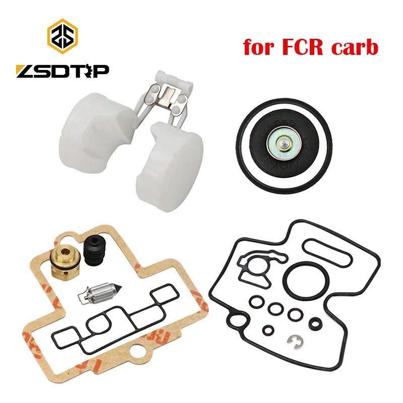 ZSDTRP FCR Carburatore Kit di Riparazione Per Keihin FCR Inclinazione Del Corpo 28 32 33 35 37 39 41 carboidrati per FCR carb Moto Accessori