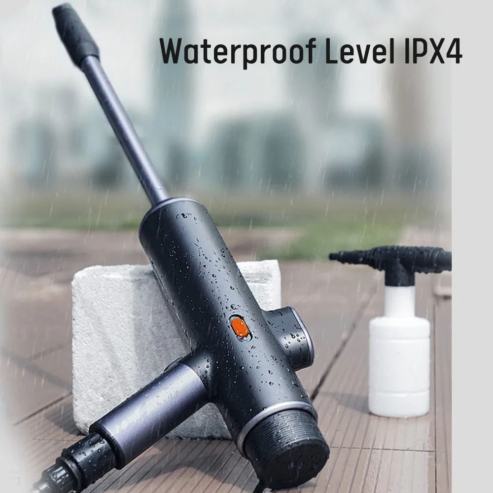 Дешево Электрический пистолет для мойки автомобилей, пенораспылитель высокого давления, беспроводной портативный