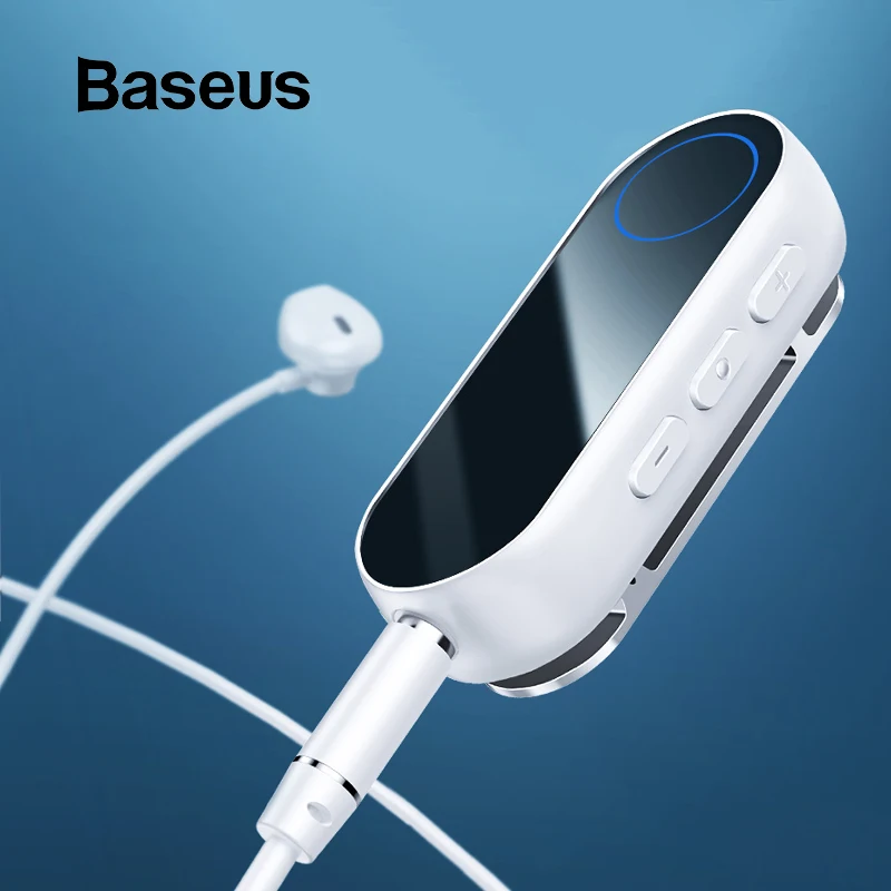 Baseus Bluetooth передатчик беспроводной Bluetooth приемник для наушников Громкая связь 3,5 Aux Bluetooth аудио адаптер приемник