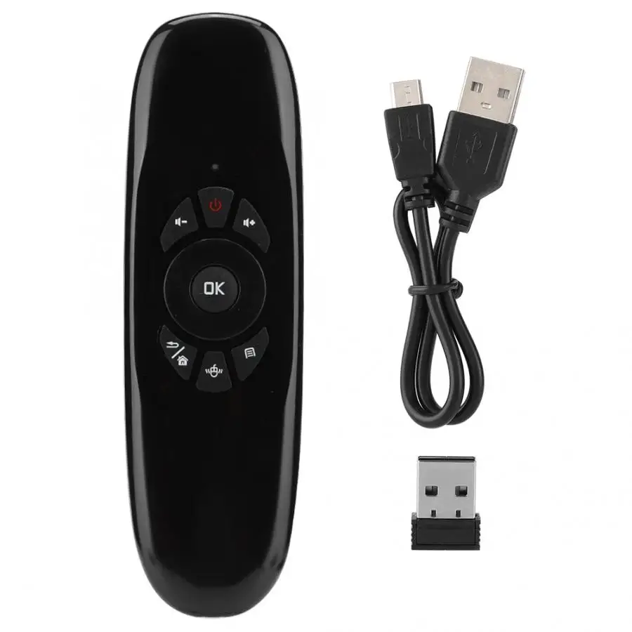 C120 USB 2 4G Беспроводная Летающая мышь клавиатура Пульт дистанционного управления