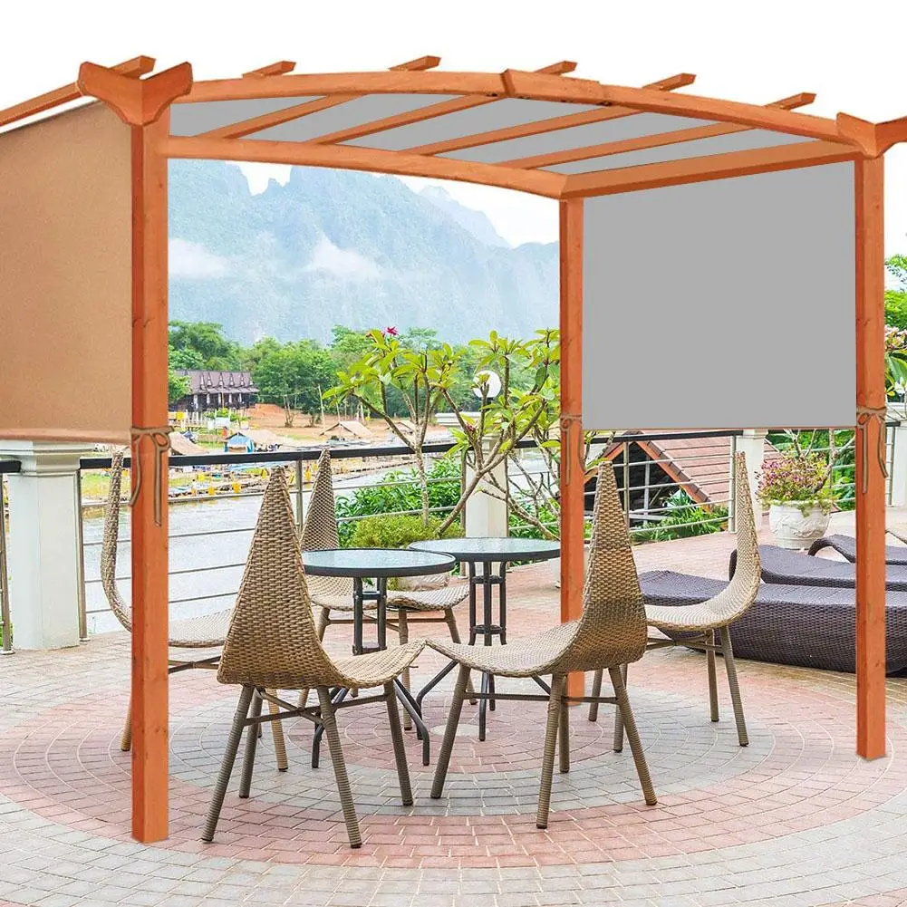 

Hot 5.2*2m Awning Sun Shade Canopys Cover Sturdy Durable Replacement Awning for Pergola Structures Cover Only No Shelves D6