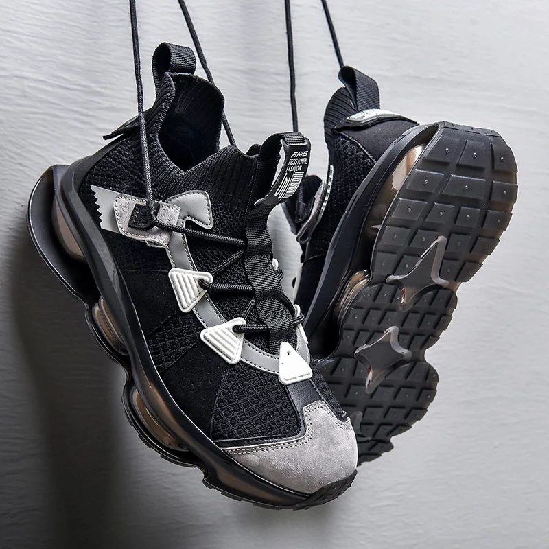 New Running Shoes For Men Breathable Sport High Quality Athletic Jogging Outdoor Antiskid Damping Chunky Sneakers | Спорт и