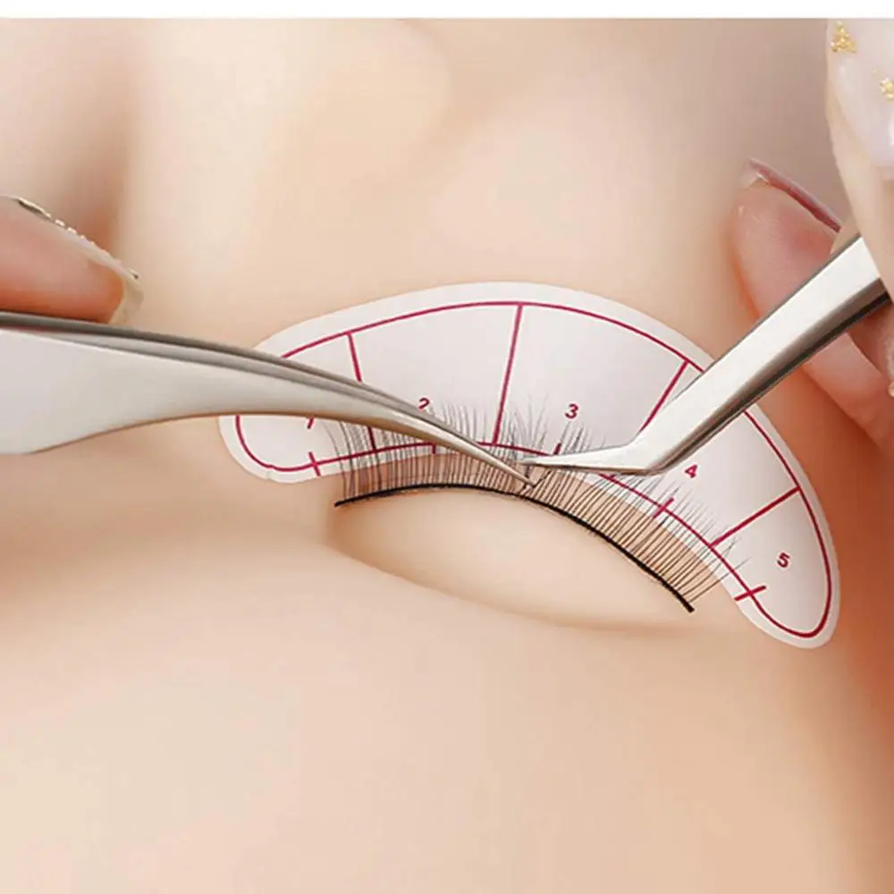 70 пар бумажных пластырей для наращивания ресниц Обучающие наборы под глазами