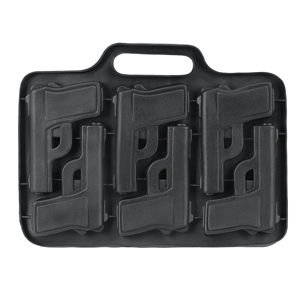 Ледяной кубик чайник война пистолет мороженое в форме пули лоток Сделай Сам