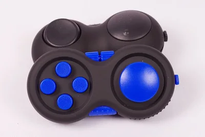 Синий Декомпрессионная Игрушка антистресс сенсорные игрушки аутизм палец ABS тревога стресс детская забавная игрушка лучший подарок - Цвет: Синий