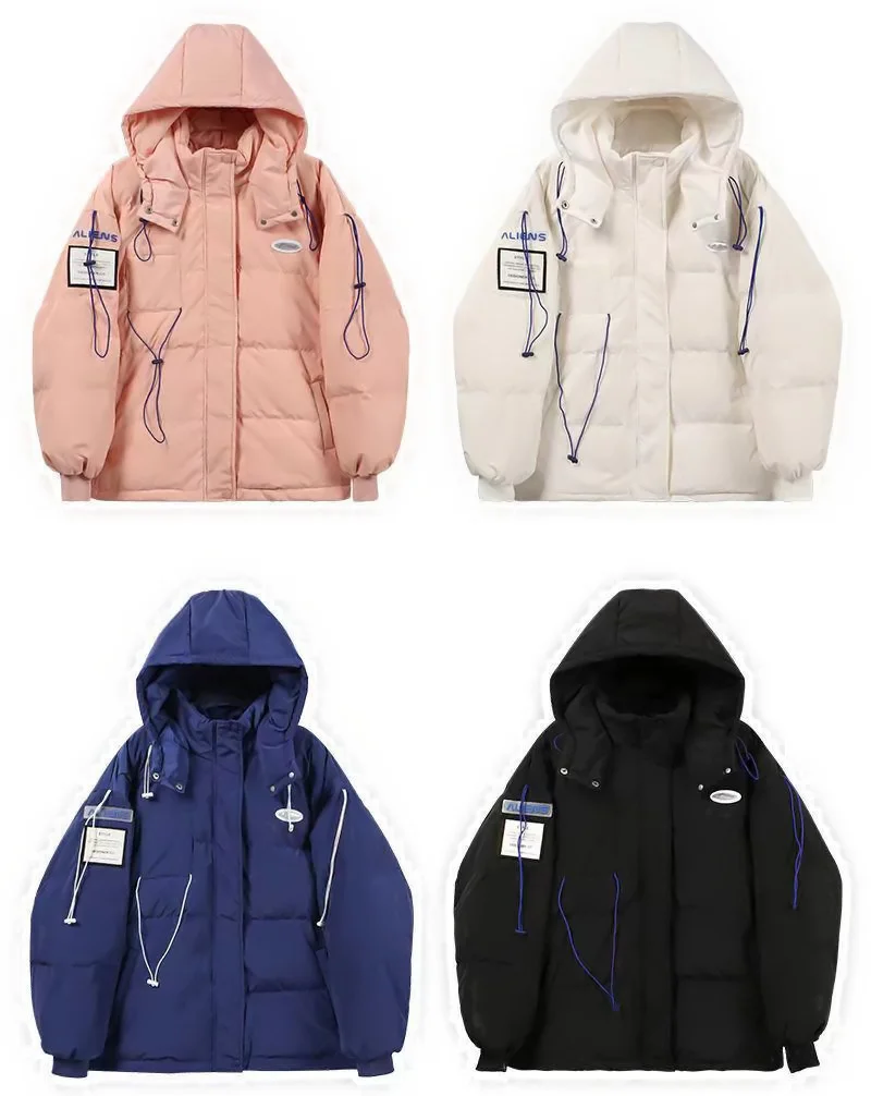 

Wxw утепленная куртка на белом утином пуху Женская Зима 2021 маленькая короткая куртка с воротником-стойкой Корейская версия