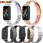 BEHUA браслет из нержавеющей стали для Huawei Band 6 SmartWatch ремешок классический ремешок для Huawei Honor Band 6 Correa аксессуары