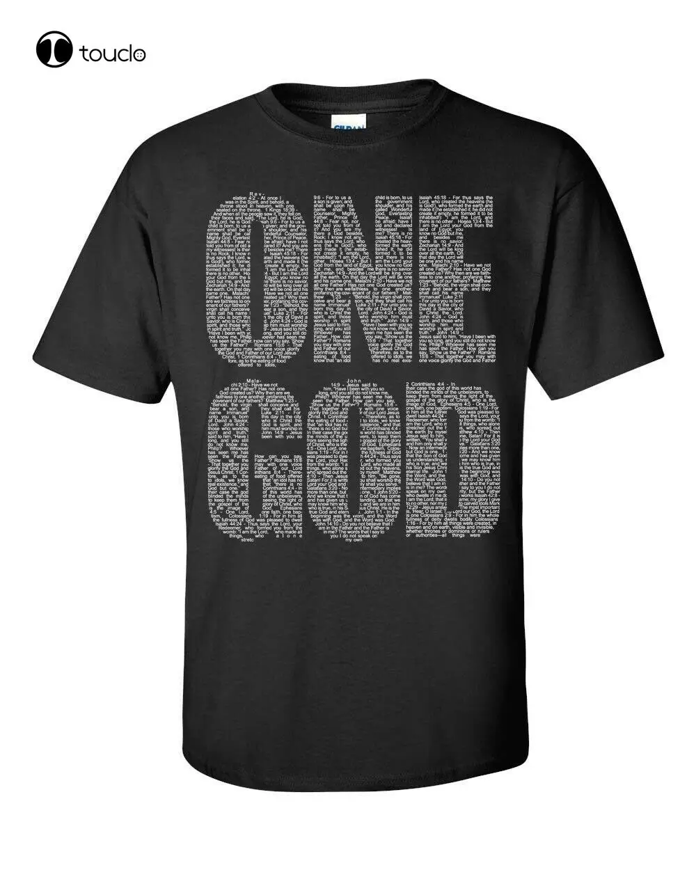 

One God Scripture Bible Verse Christian Christ Faith Unsex Tee Shirt