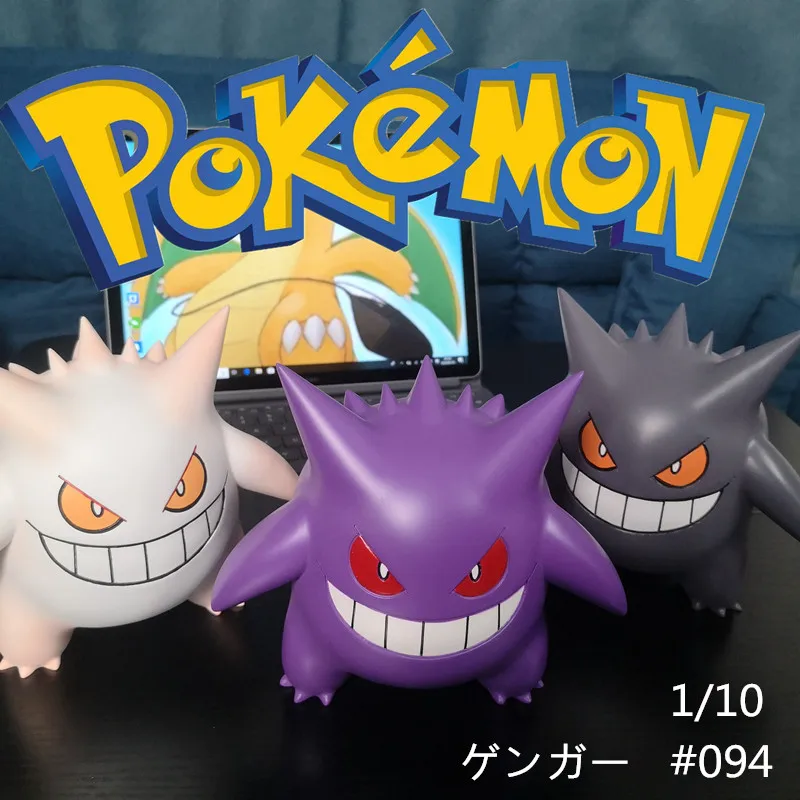 

1/10 Pokemon GK Gengar Anime Action Figure Model Toys Gift for Children