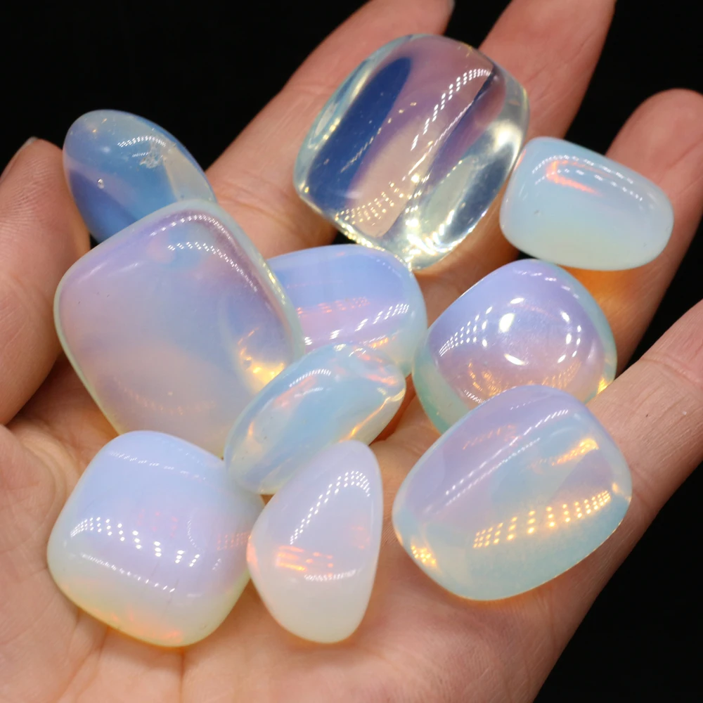 Натуральный Полудрагоценный камень розовый кварц опал орнамент неправильной