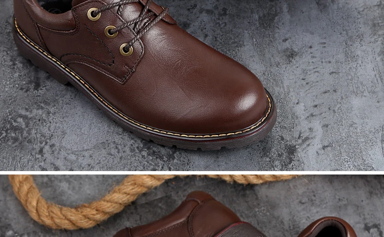 Низкая Dr Martens Мужская первый слой натуральная кожаная мужская обувь высокого качества Martins лифт обувь Рабочая безопасность плюс Размер 47