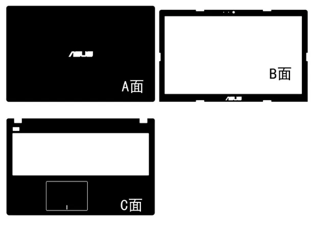 Наклейки для ASUS ROG G14 GA401IV GA401 GA401I UX306 UX306UA U306 U306UA A45V K45V A85 R400 X551 X551M UX301 3 шт. |