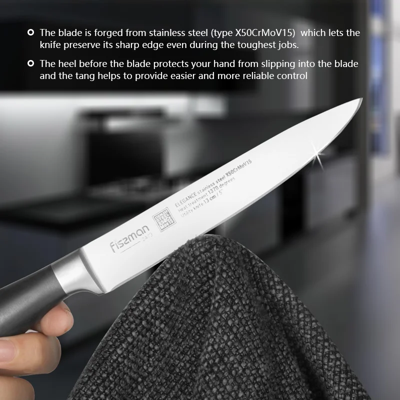 Фиссман нож шеф повара 5 &quotдюймов из нержавеющей стали профессиональные ножи