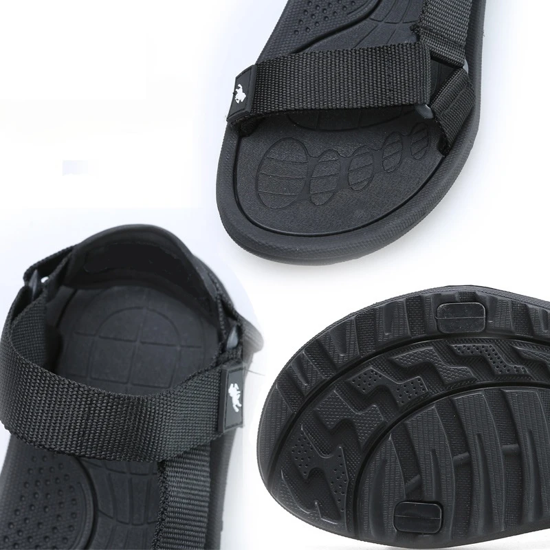 

Summer Man's Outdoor Casual Slippers Sandals Anti-skid Anti-odor Beach Shoes Breathable Simple All-match Comfortable Sandals