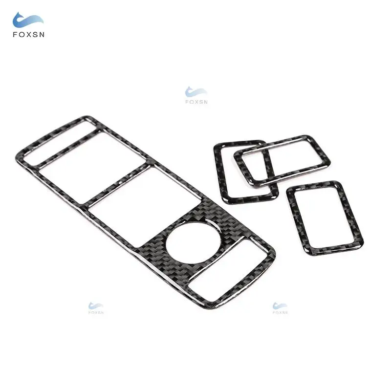 For Mercedes Benz W204 A B C E CLA GL GLA GLE ML Class Car Carbon Fiber Window Lift Switch Button Cover Trim | Автомобили и