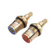 replacement valves brass ceramic tap valve faucet cartridges hot cold water mixer valve for bathroom hardware repair accessories