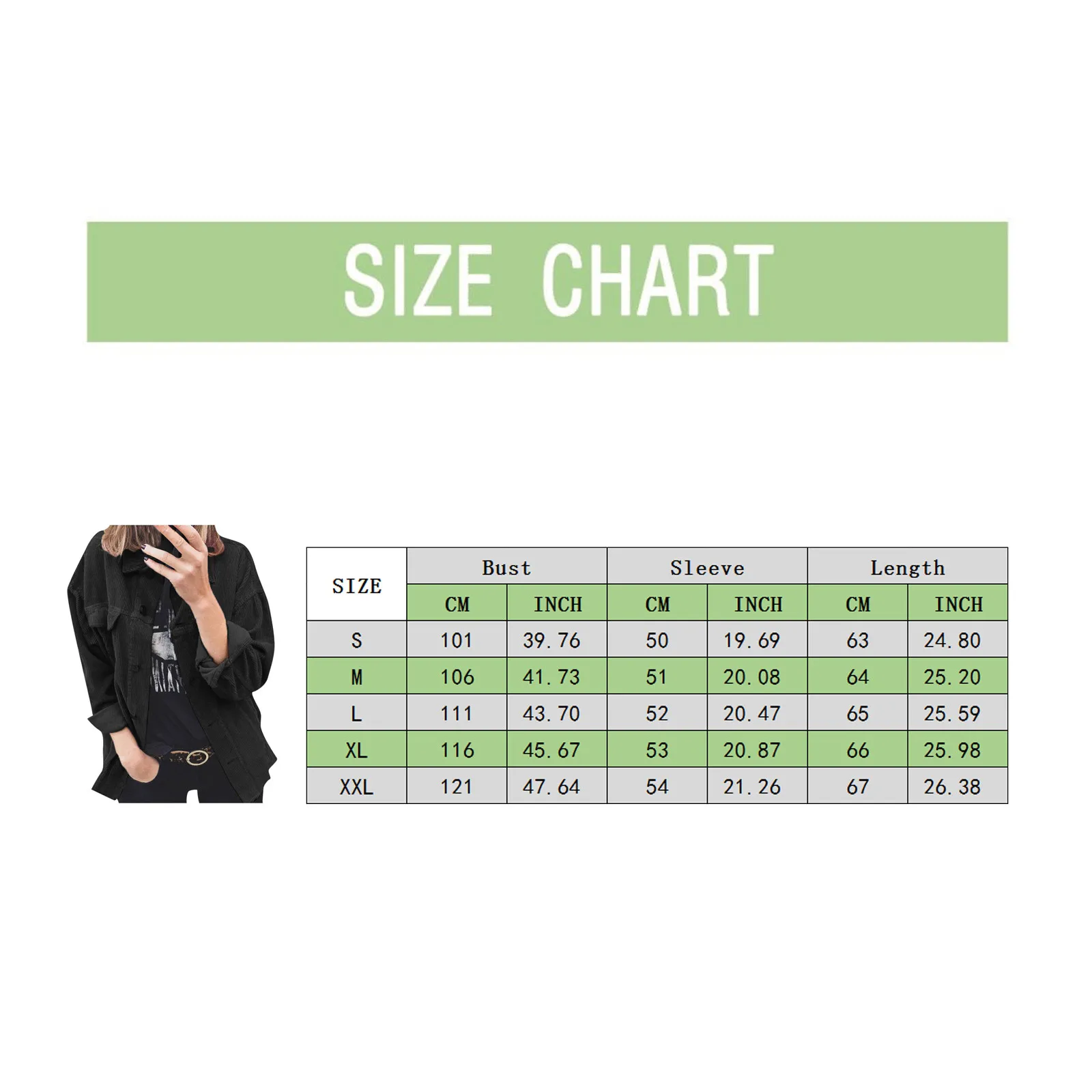 

Women's Casual Jackets Solid Color Corduroy Loose Cardigan With Pocket Lapels Long Sleeve Coat Winter Fashion Warm Coat Tops