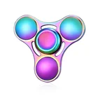 Популярный Радужный высокочастотный ручной Спиннер, Спиннер из цинкового сплава, металлический Спиннер, металлический подшипник, Спиннер для пальцев Edc, ручной Спиннер, снимает стресс