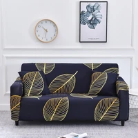 stretch couch covers for various size sofas printed loveseat slipcover furniture protector with anti slip foam in living room