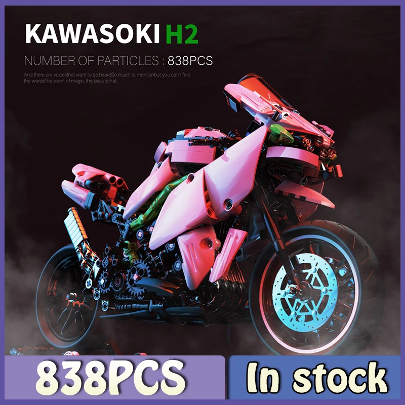 

New City Moto Racing Motorbike85001 Technical Motorcycle Vehicles Building Blocks Bricks Boys Tech Toys Gifts For Children Gifts