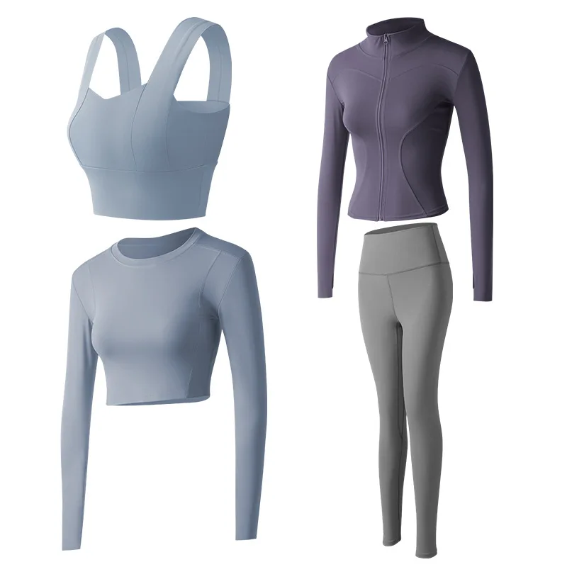 

Yoga Gear clothes Wear women's spring summer new tight and slim gym fast drying clothes high fitness morning running sports suit