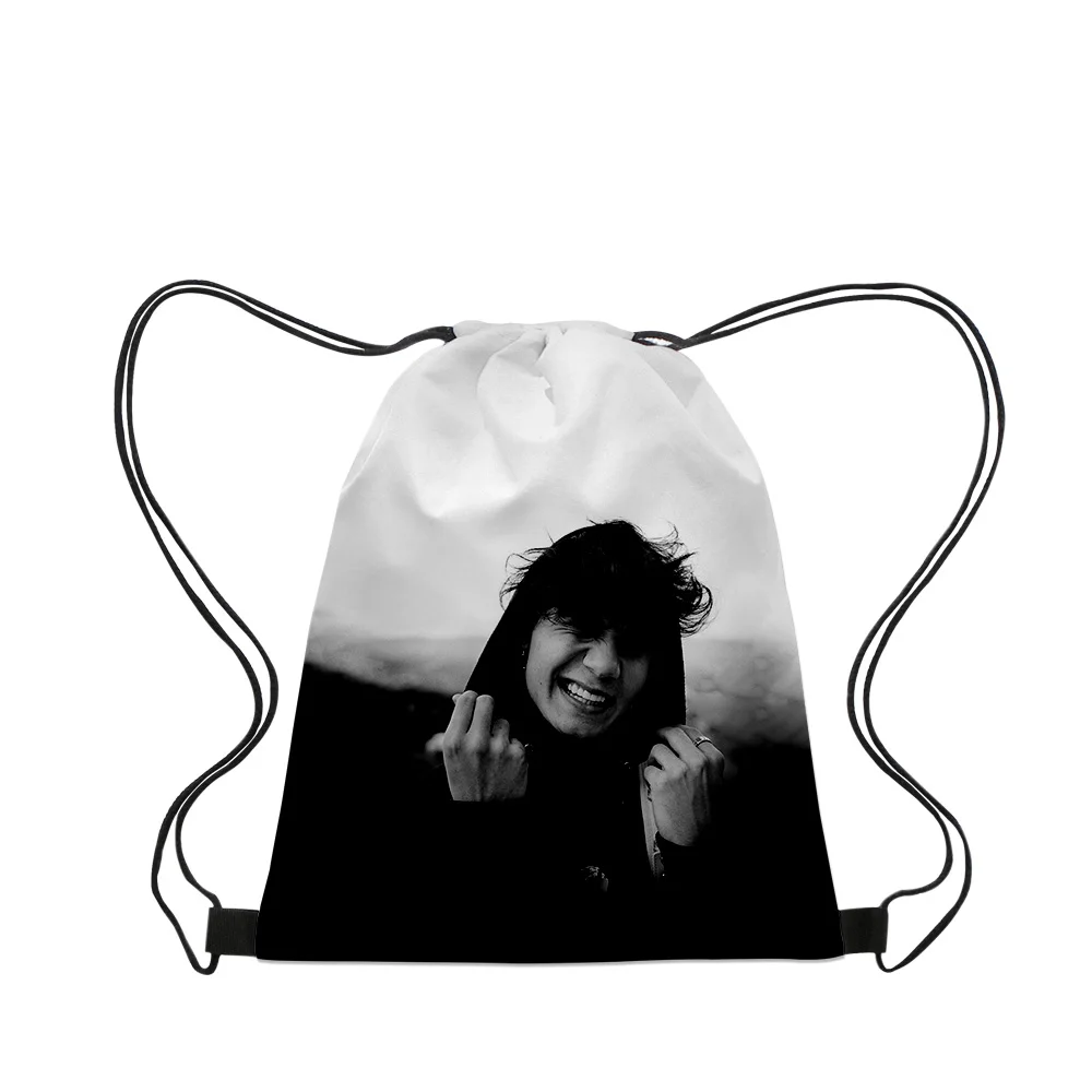 

JADEN HOSSLER Sakura Sports Leisure Men's And Women's Shoulder Closure Simple Drawstring Bag