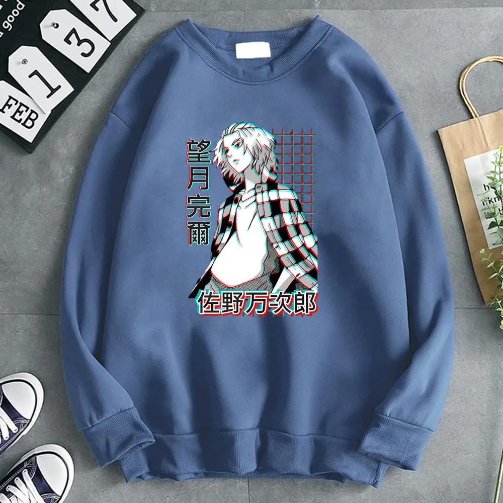 

Толстовки Sano Manjiro Mikey, Токийский Мстители, мужские пуловеры с рисунком аниме, модные мужские толстовки в стиле Харадзюку