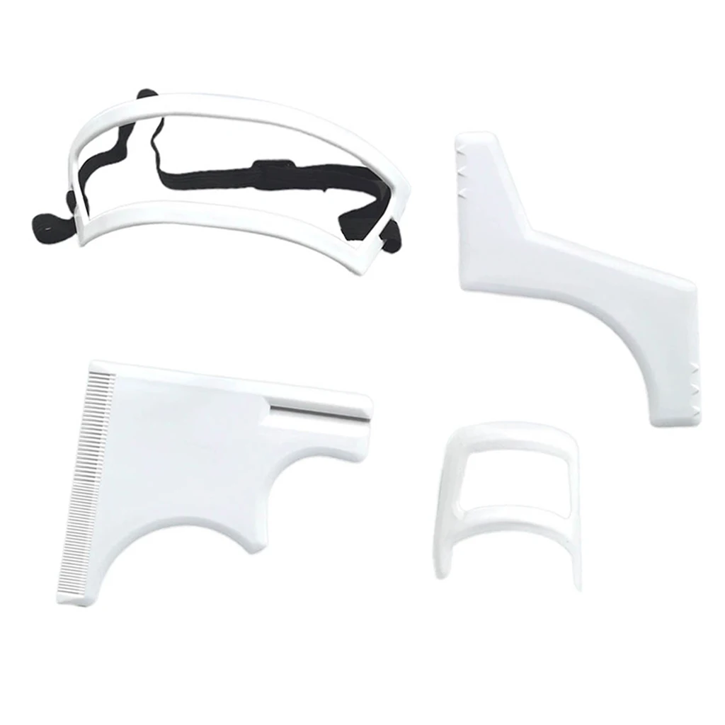

Neckline Beard Shaping Template Stencil Trimming Shaving Tool for Men