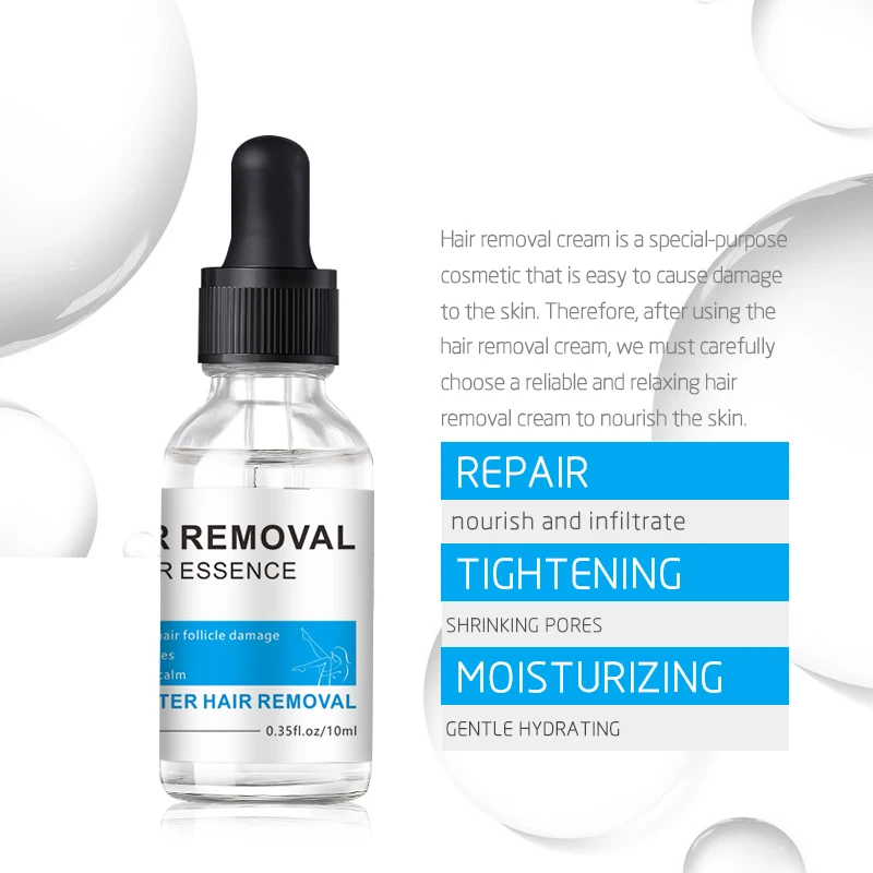10 мл депиляция восстанавливающая эссенция жидкий ингибитор роста волос для тела