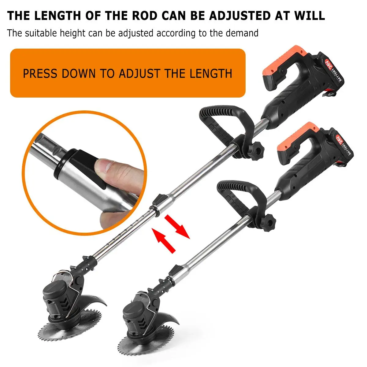 Беспроводная электрическая газонокосилка автоматический триммер с